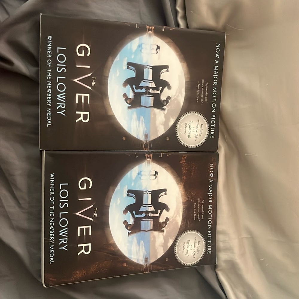 2 copies of the giver by Lois Lowry